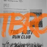 The body run club (T.B.R.C) 로고