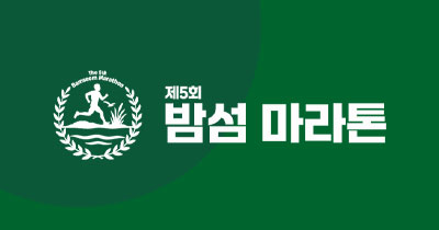 밤섬 마라톤 포스터